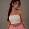 Keten Balon Şort Etek Pembe Keten Balon Şort Etek Pembe