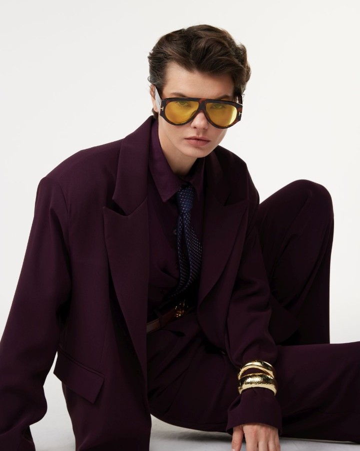 Mürdüm Blazer Ceket