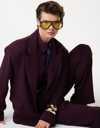 Mürdüm Blazer Ceket