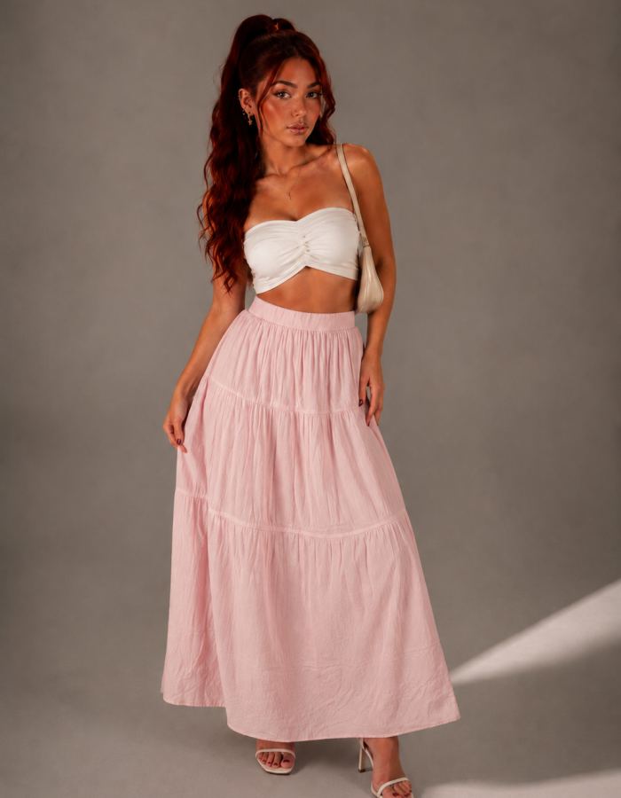 Kat Kat Uçuş Uçuş Maxi Etek – Pembe Kat Kat Uçuş Uçuş Maxi Etek – Pembe